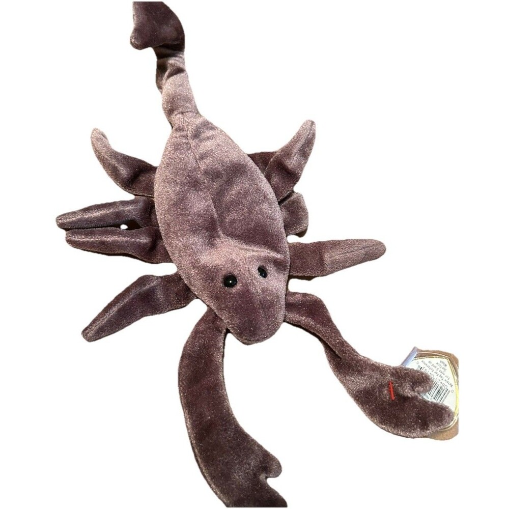 Ty Beanie Baby - STINGER the Scorpion 🦂  Vintage Retired MINT Plush Toy (8 in)